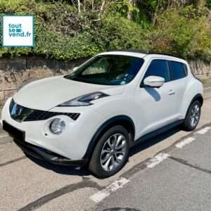Nissan Juke 1.6L de 117cv, modèle Xtronic Tekna, boite auto, 5 portes, 85659 km.