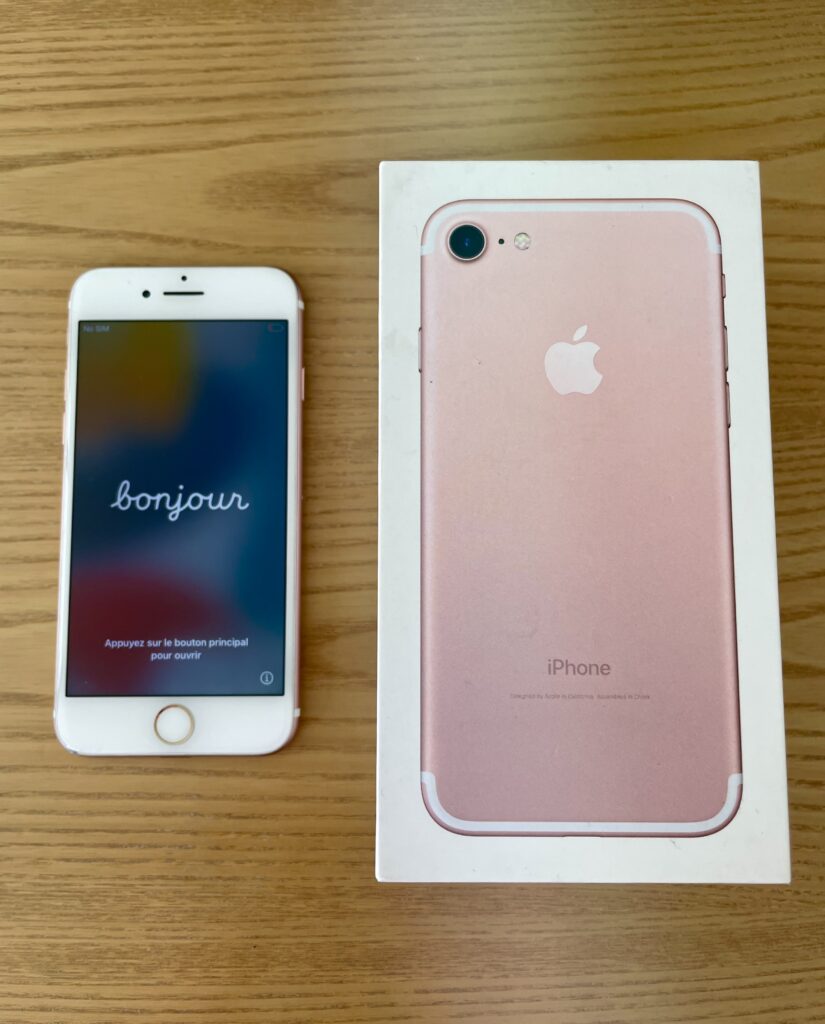 Iphone 7 rose 128go