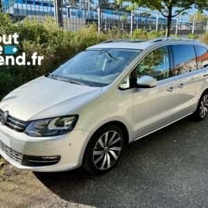 Volkswagen Sharan 2.0 TDI de 184cv, boite automatique, modèle Carat, 7 places avec toit panoramique